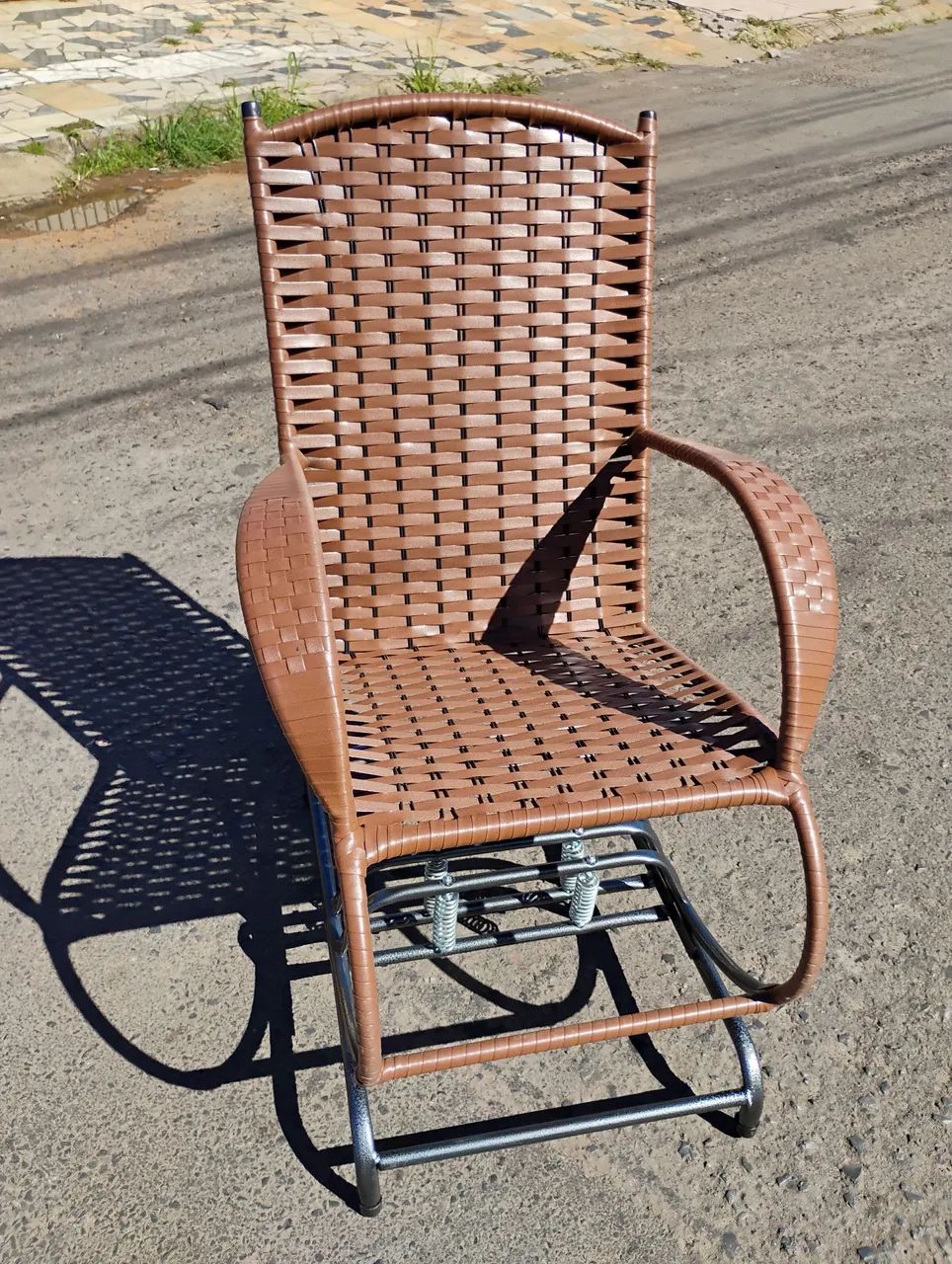 Cadeira de balanço 4 molas pronta entrega  - Foto 4