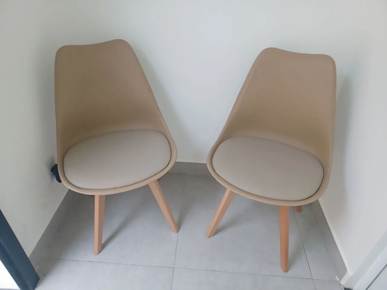Conjunto 02 Cadeiras Eames Wood Leda Design - Foto 4