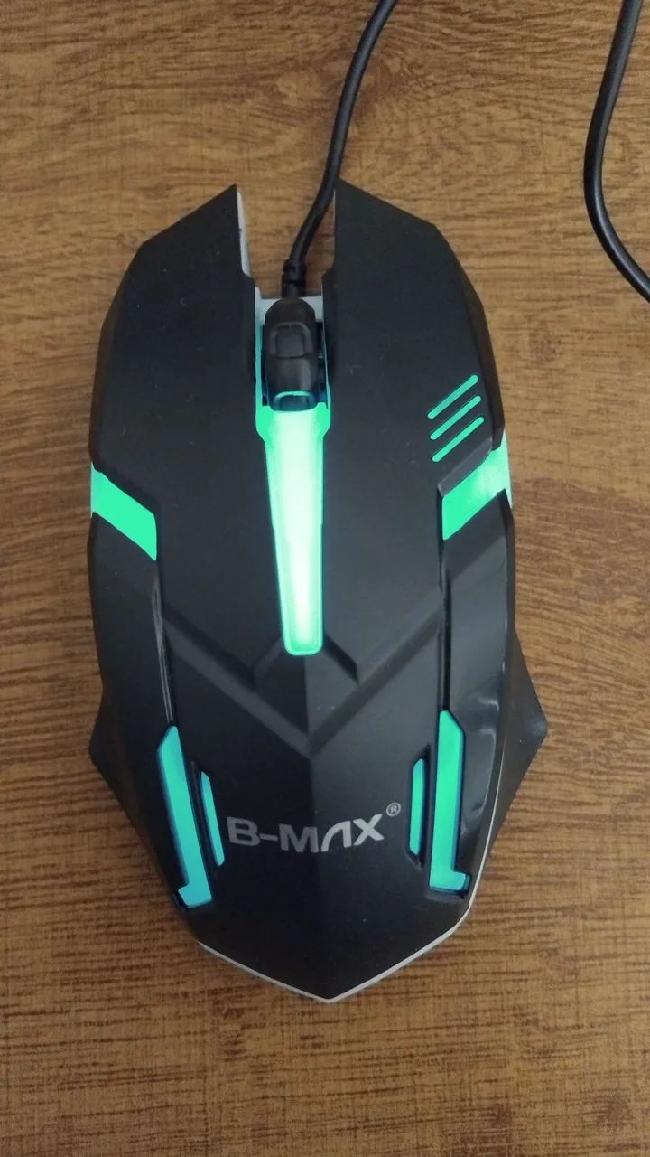 mouse com Lede e fio bom e novo - Foto 4