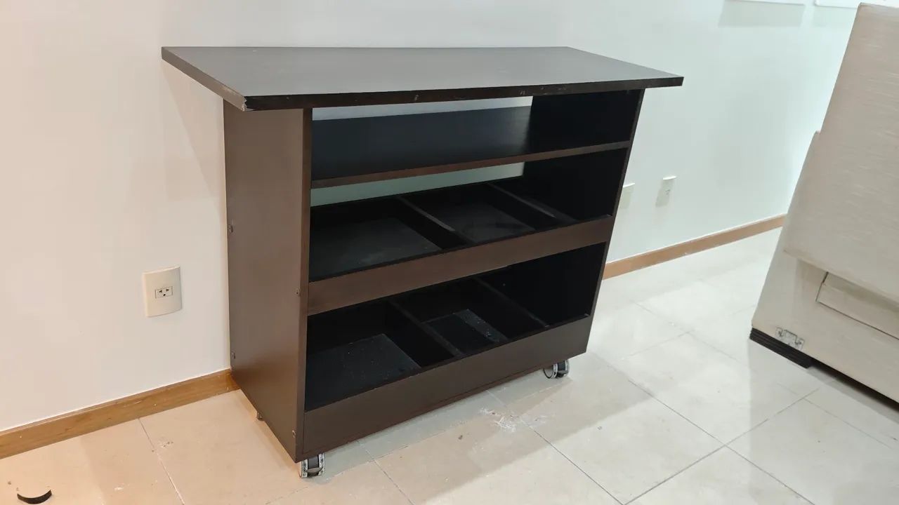 Balcão Caixa MDF vidro fosco - Foto 4
