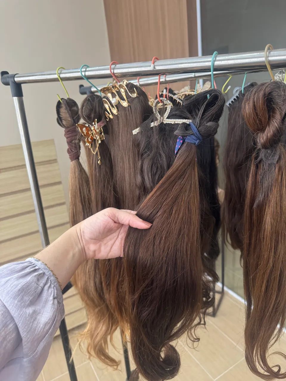 Mega Hair em telas castanho brasileiro  - Foto 2