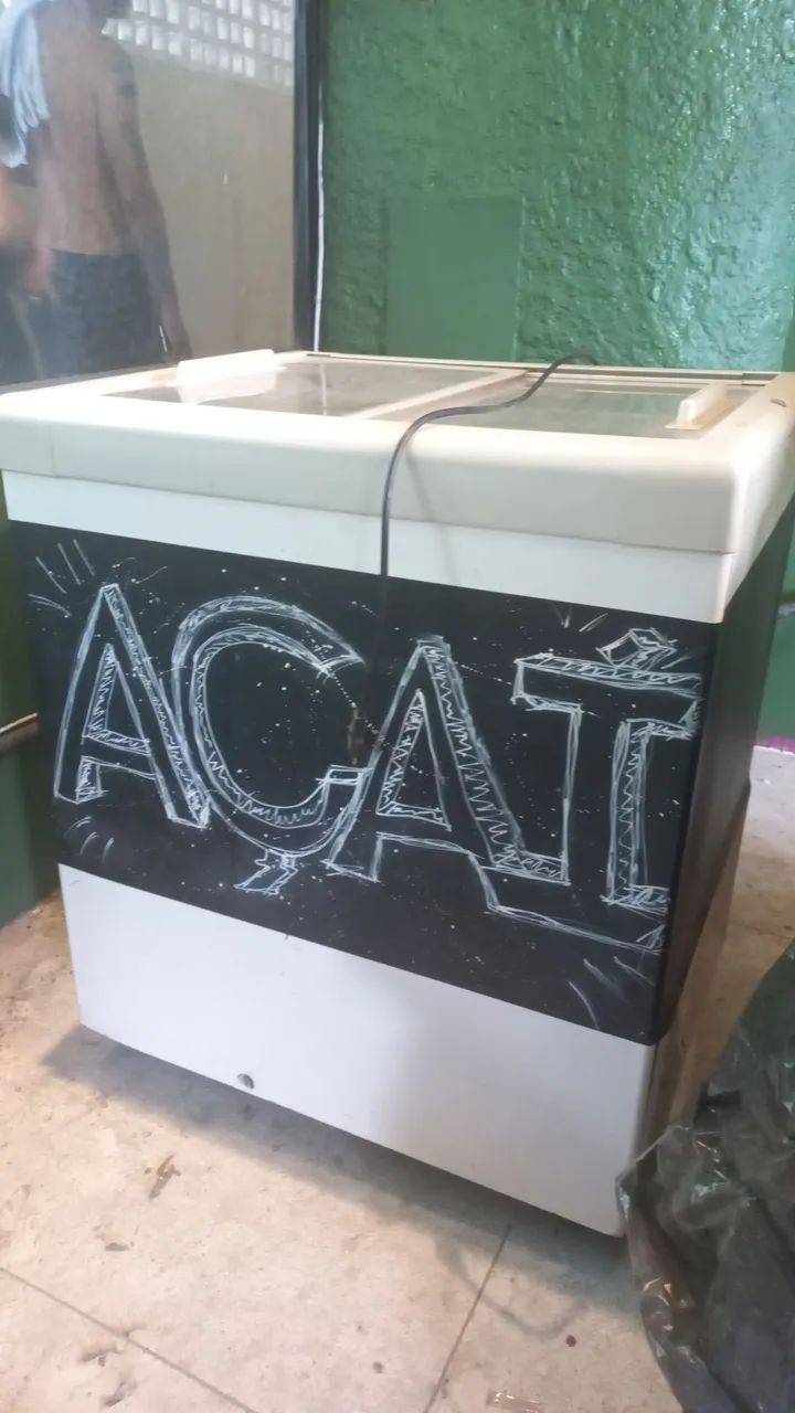 Freezer e carrinho para sorvetes e/ou açaí