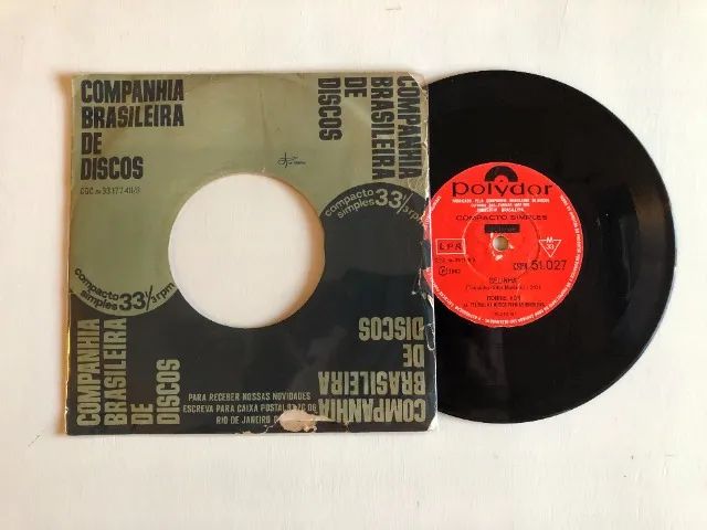 Ronnie Von: Belinha / Dúzia De Rosas (1967) Disco Vinil Compacto