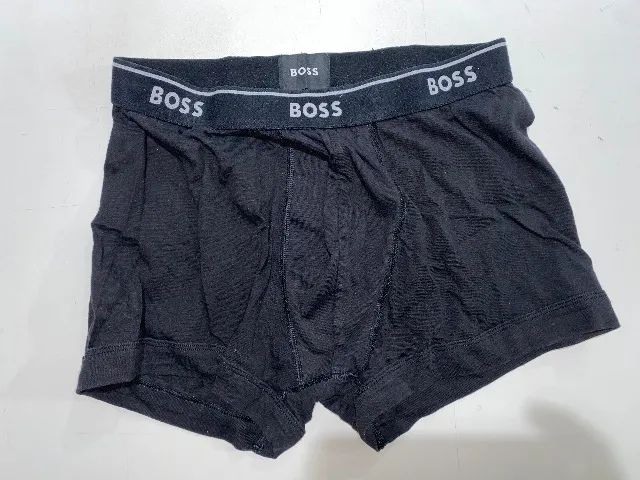 Cueca Boxer BOSS Usada Preta - Grife / Premium - Foto 2