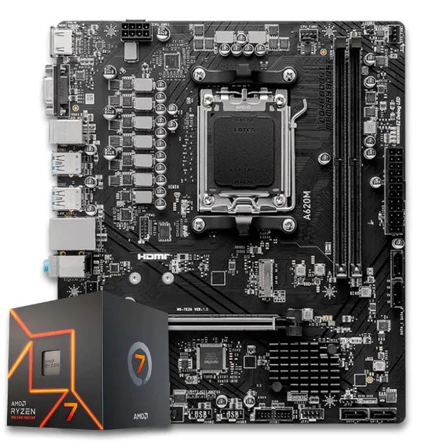 Kit upgrade, AMD Ryzen 7 8700F, A620M DDR5