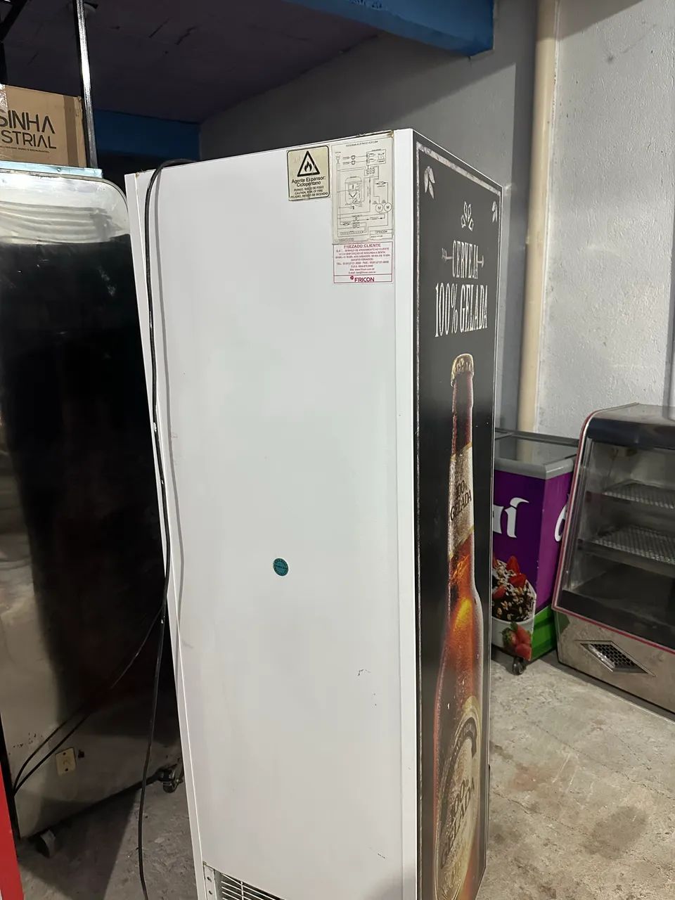 Cervejeira Fricom 289 litros tampa Sega  - Foto 2