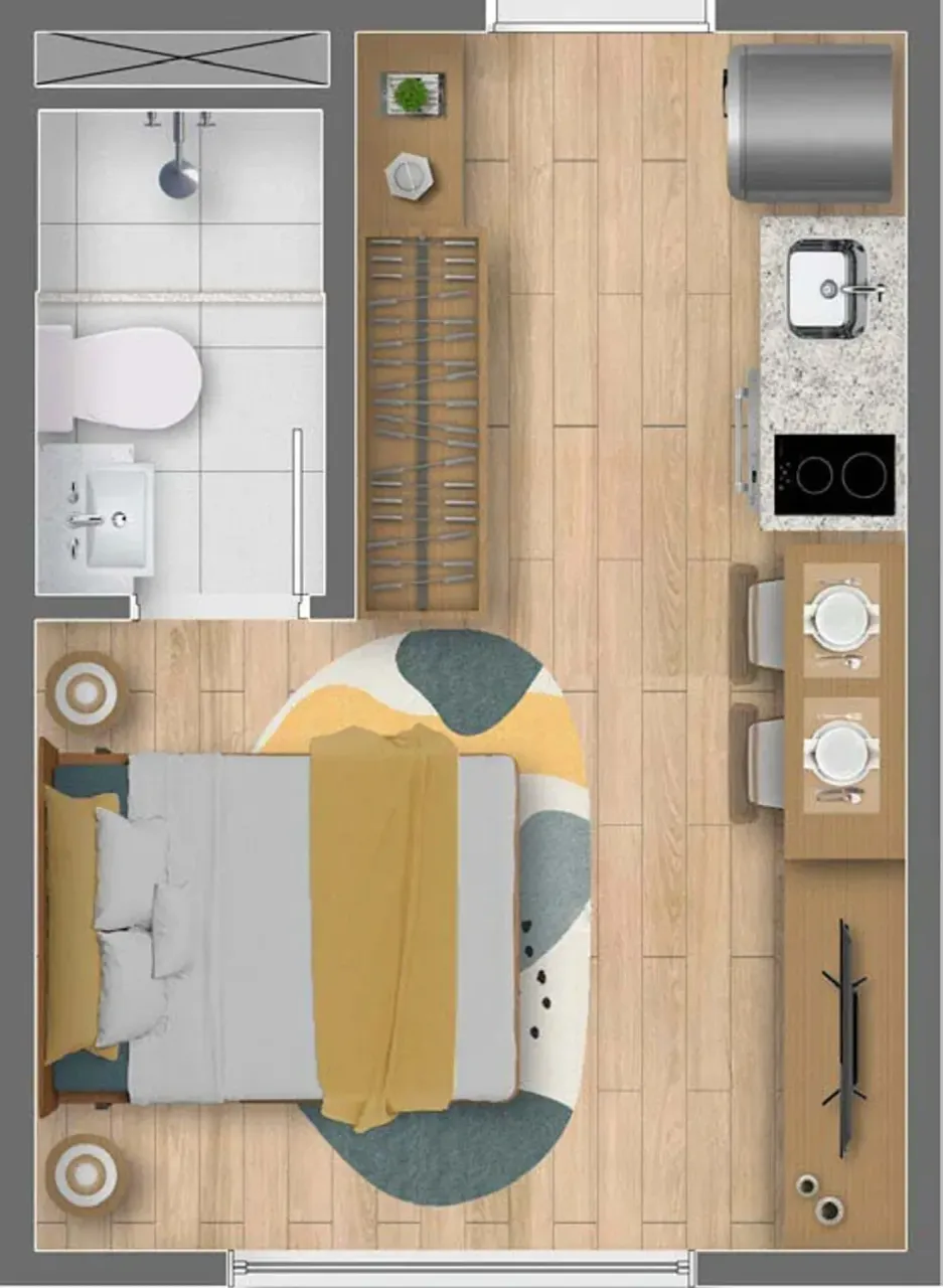 PLANTA 17m²