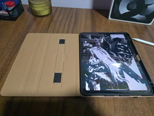 Ipad Air 5 M1 256 gb + Capa + 2 Canetas - Foto 3