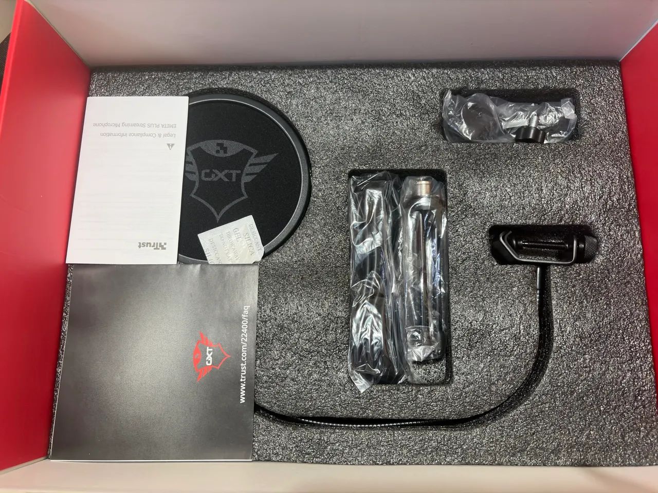 Microfone USB Condensador Trust GXT 252+ Emita Plus - Seminovo Completo