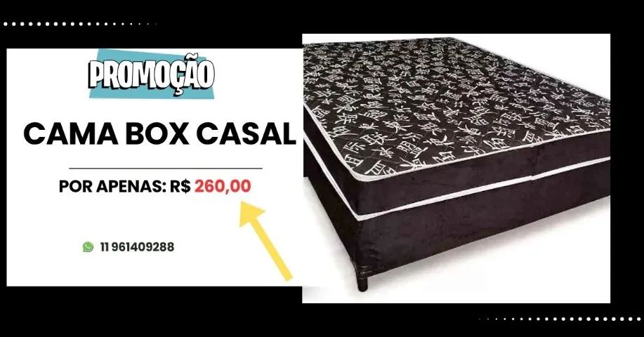 cama box casal (promoção)