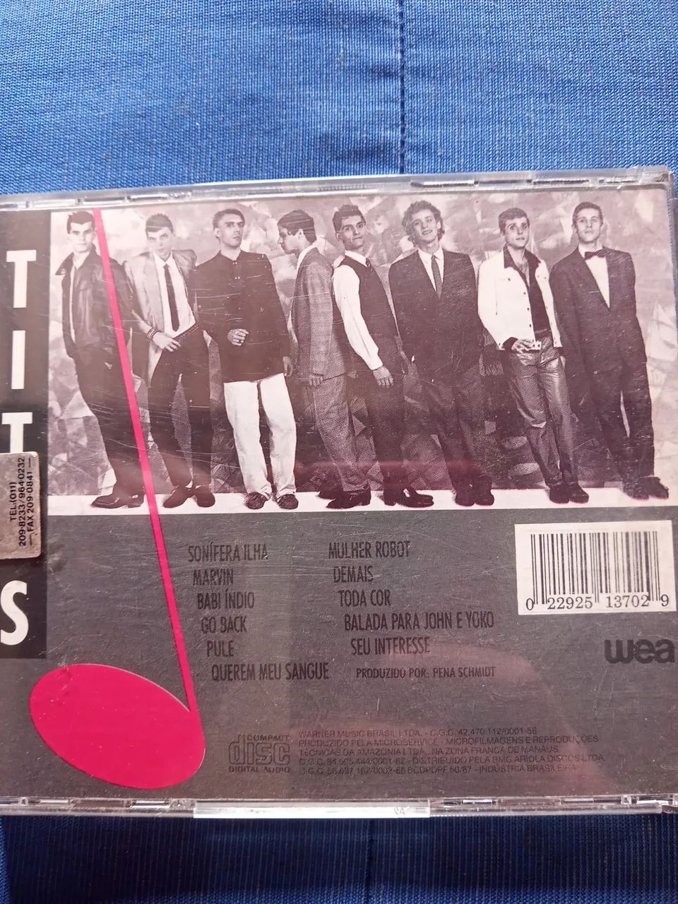 Cd Titãs (sonífera ilha, Marvin, go back, etc...) - Foto 2