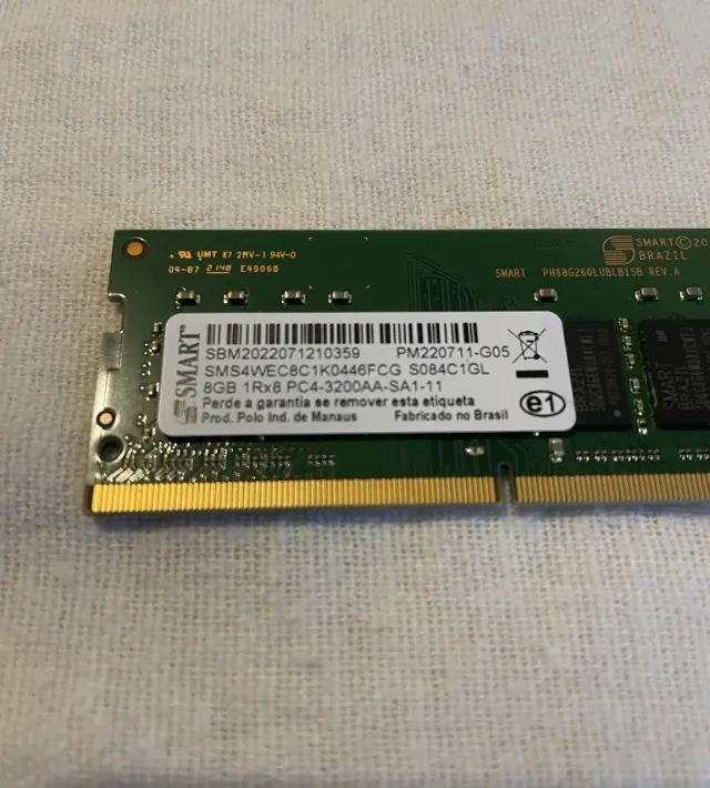 Memoria Smart Ddr4 8gb Notebook Pc4-3200aa 1rx8 - Foto 3