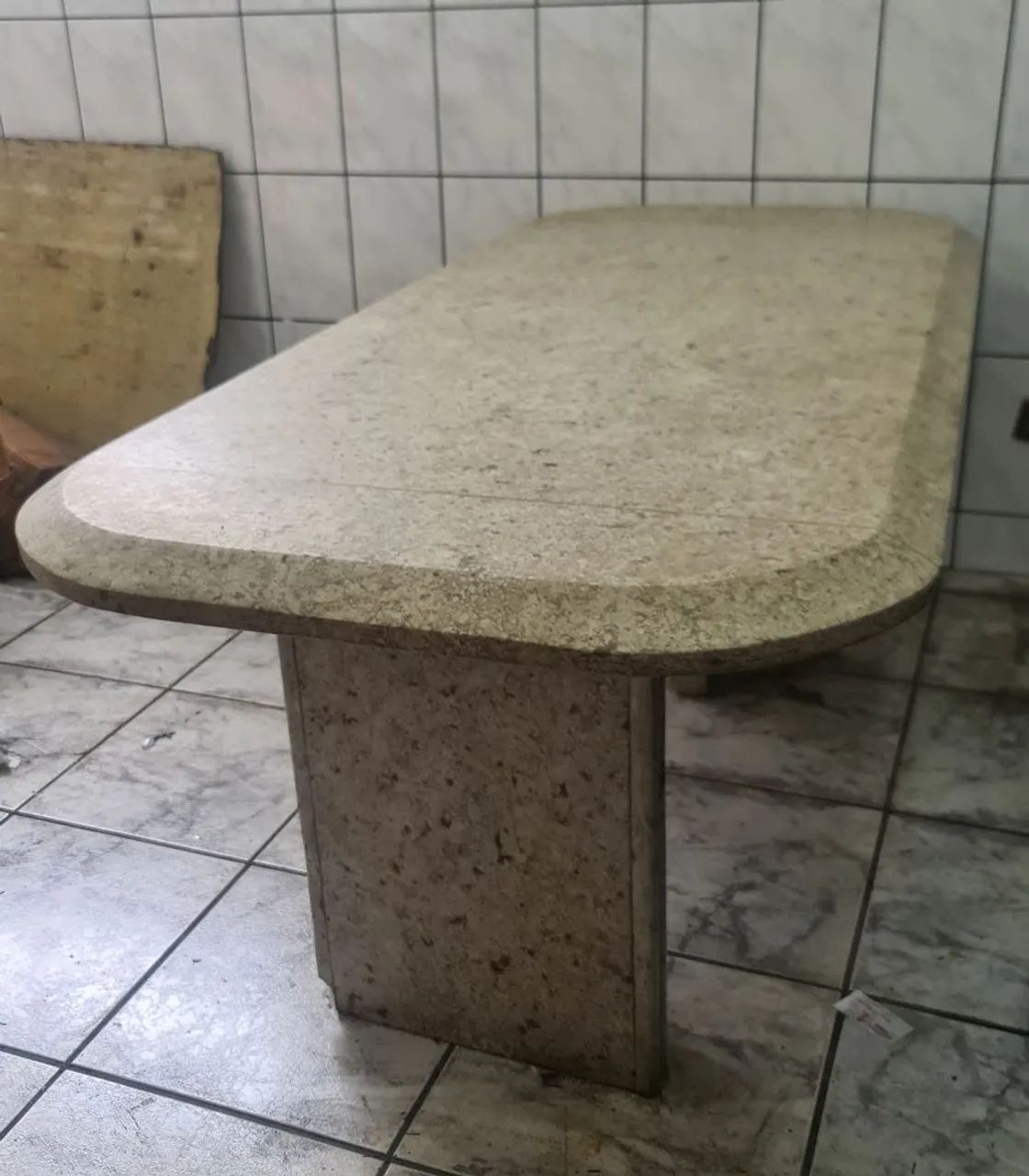 Mesa de jantar de marmore travertino  - Foto 2