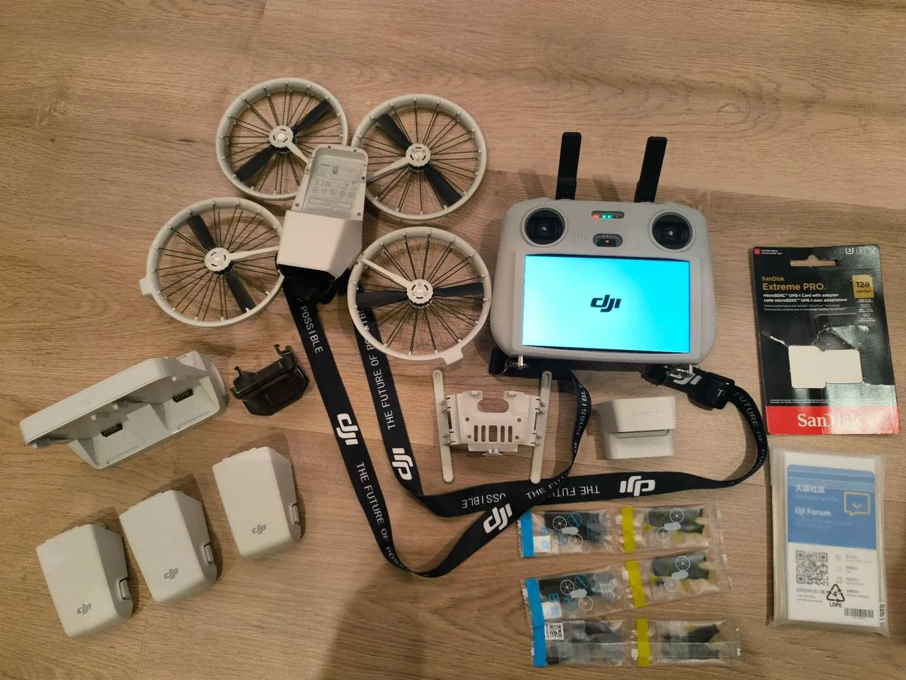 DJI FLIP COMBO COMPLETO - IMPECÁVEL