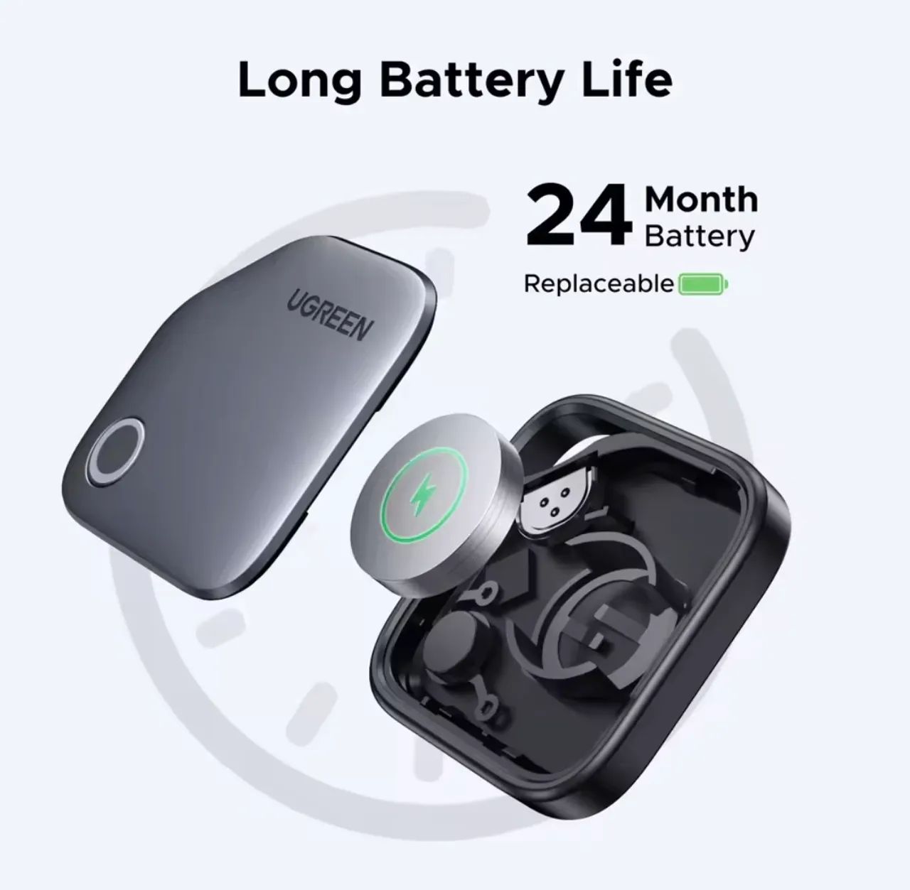 Rastreador Ugreen Compatível Air Tag Sem Limite de Distancia  - Foto 5