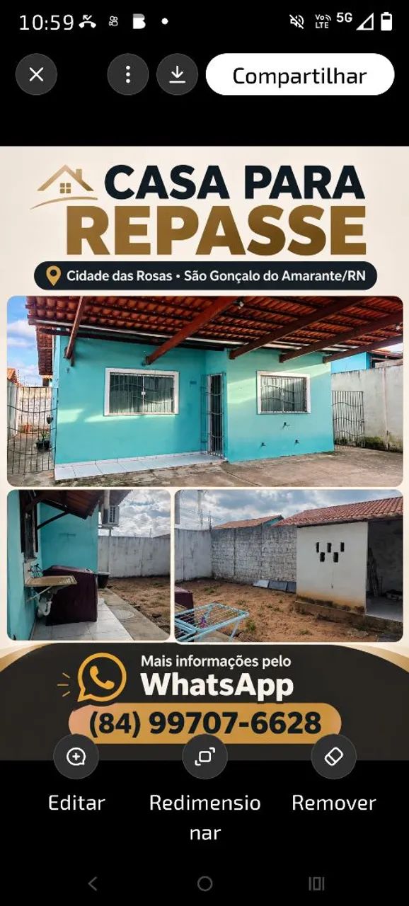 Repasse casa em cidade das rosas 2