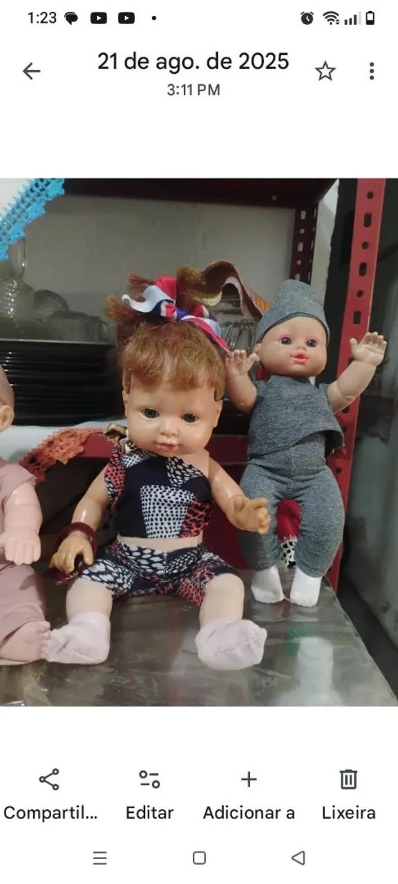Bonecas variadas cada 25,00 , já menor valor  - Foto 3