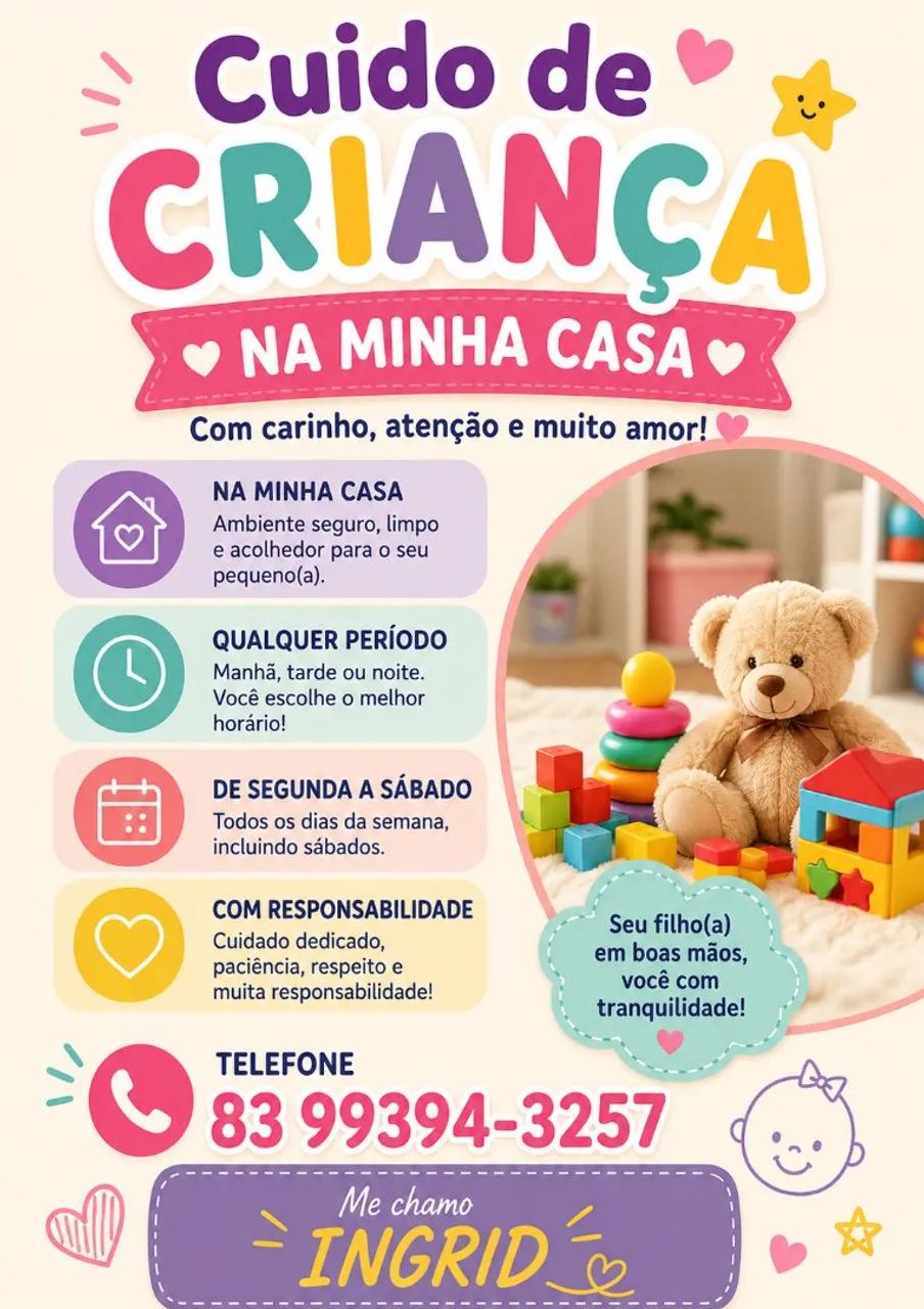 Vaga de babá 