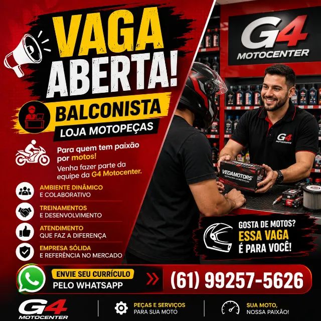 BALCONISTA LOJA MOTOPEÇAS