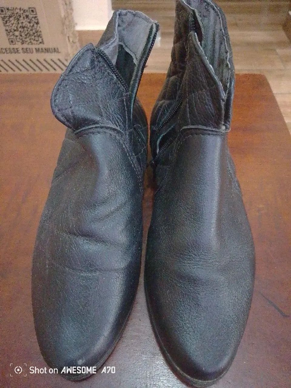 Bota de couro 37