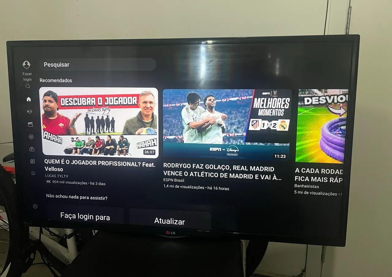 Tv Smart LG 42p  R$ 680,00 - Foto 3