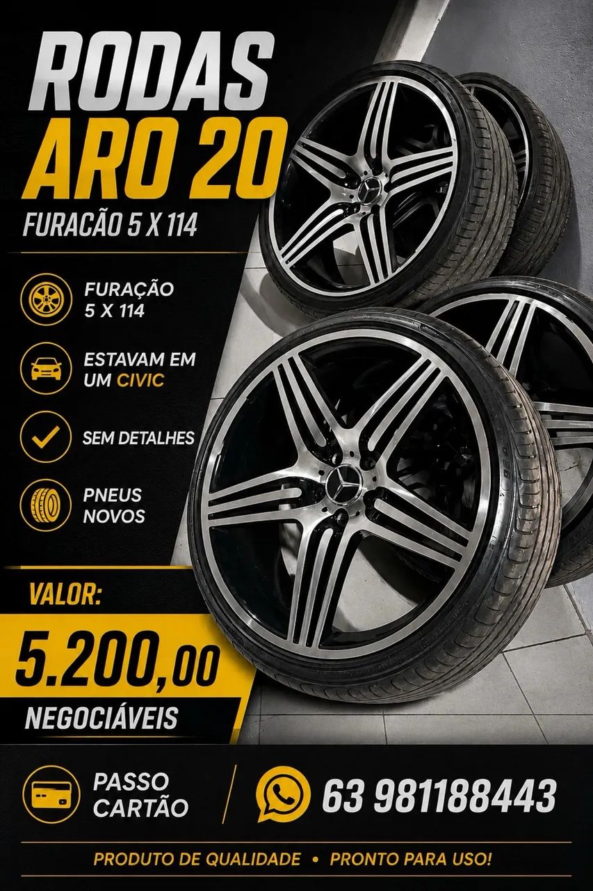 Roda aro 20 5 x 114