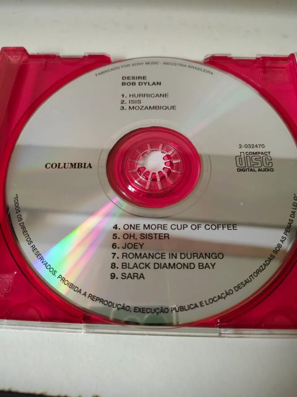 CD DESIRE - Bob Dylan - Foto 2