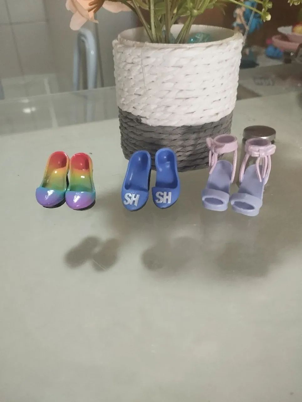 Sapatos de rainbow 