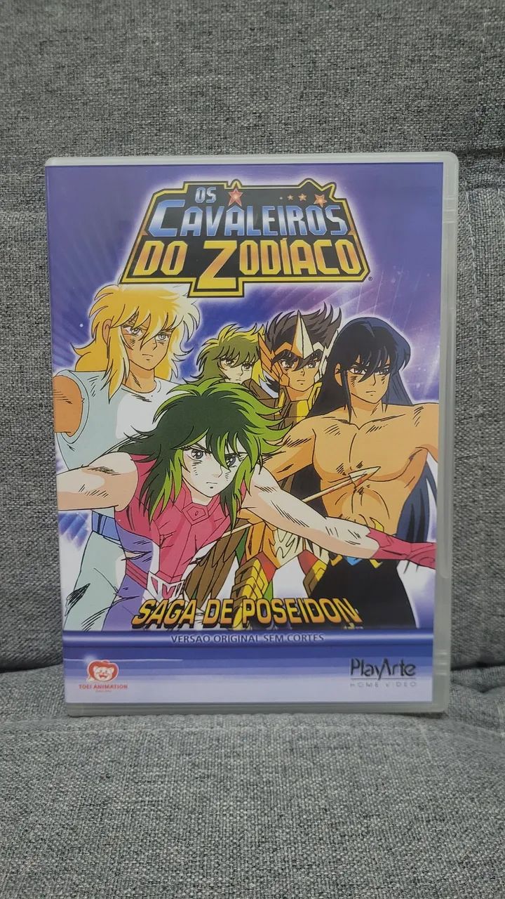 Box Poseidon Dvd playarte cavaleiros do zodiaco volumes 19/20/21