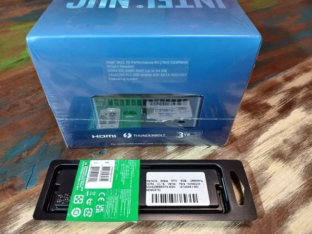Mini Pc Intel Nuc10i3fnh Core I3 10110u + 8gb ram - Foto 4