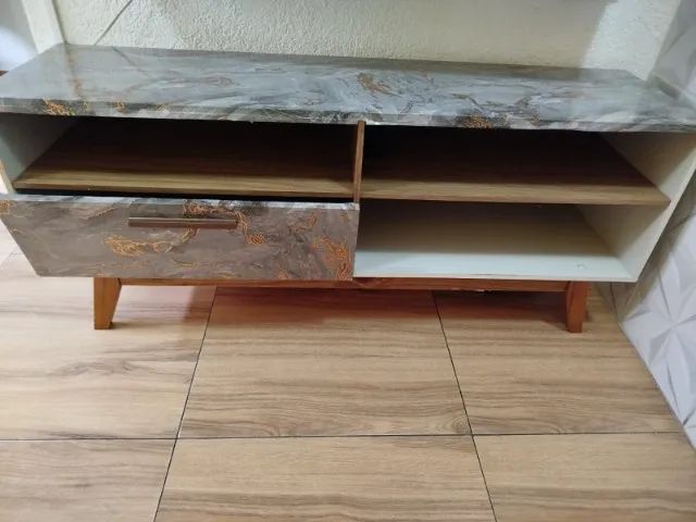 Painel e TV e rack - Foto 3