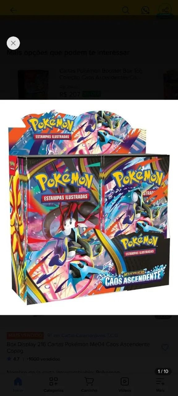 Booster Pokémon Caos Ascendente - Foto 2