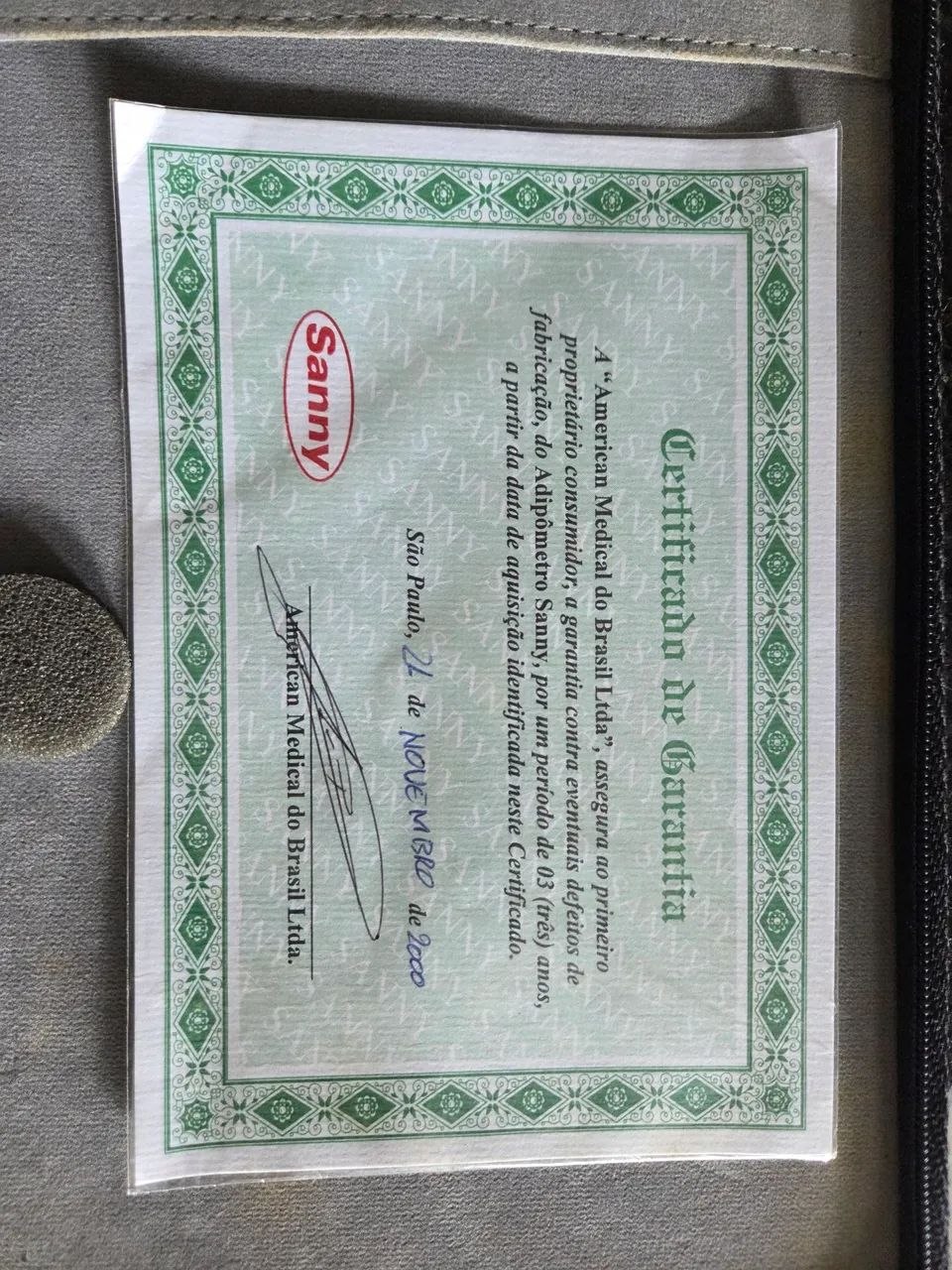 Plicômetro / Adipômetro Sanny Científico (Ano 2000) - Estado de Novo - Foto 3