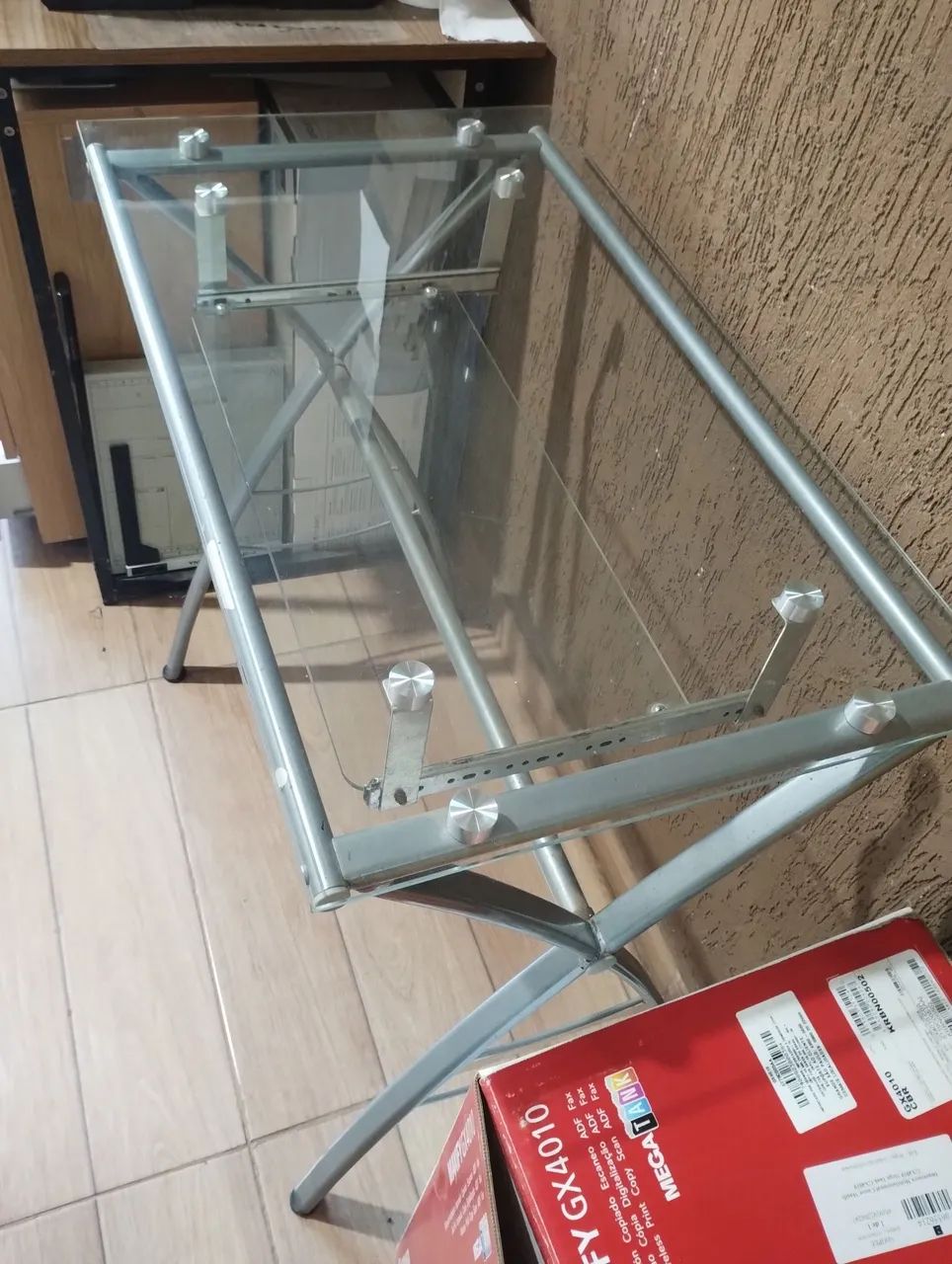 Mesa de vidro para computador - Foto 5