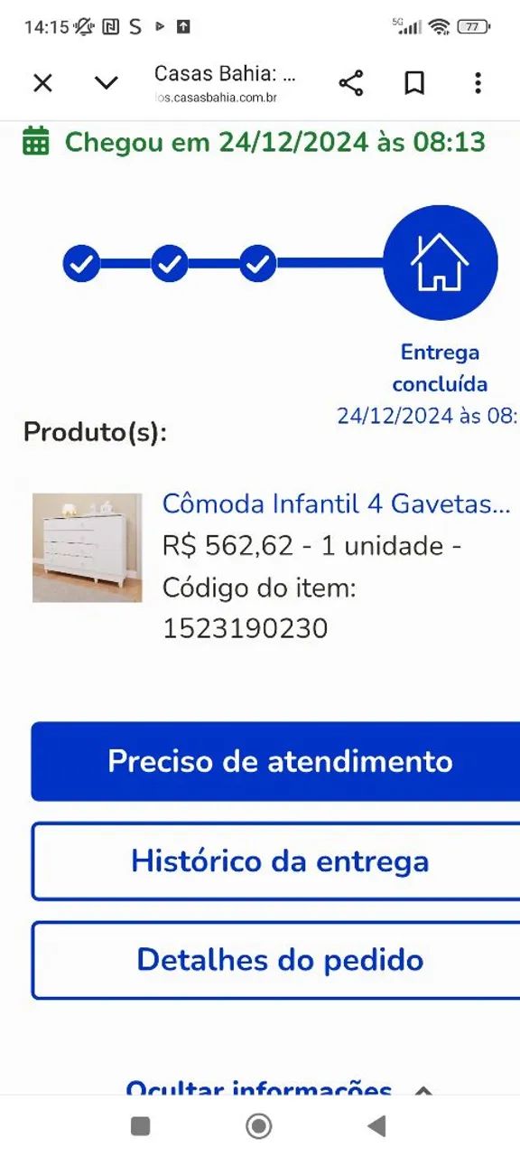Cômoda 4 gavetas ,e uma porta  - Foto 2