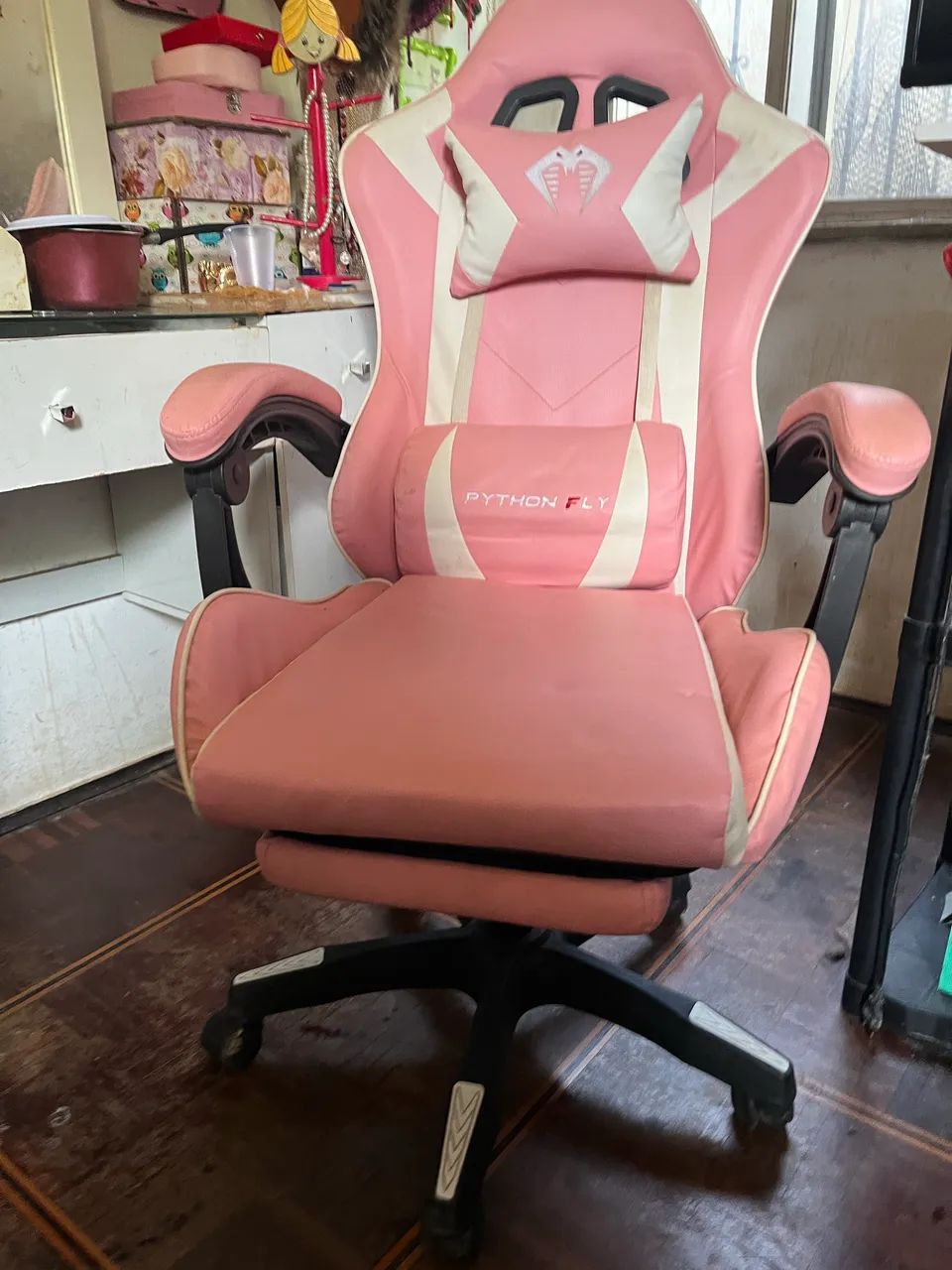  Cadeira Gamer Rosa 