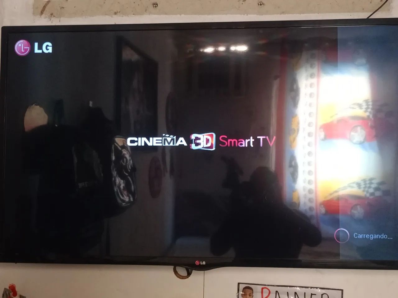 Tv no estado smart 47 polegadas marca LG funcionando bem.. 500 reais  - Foto 2