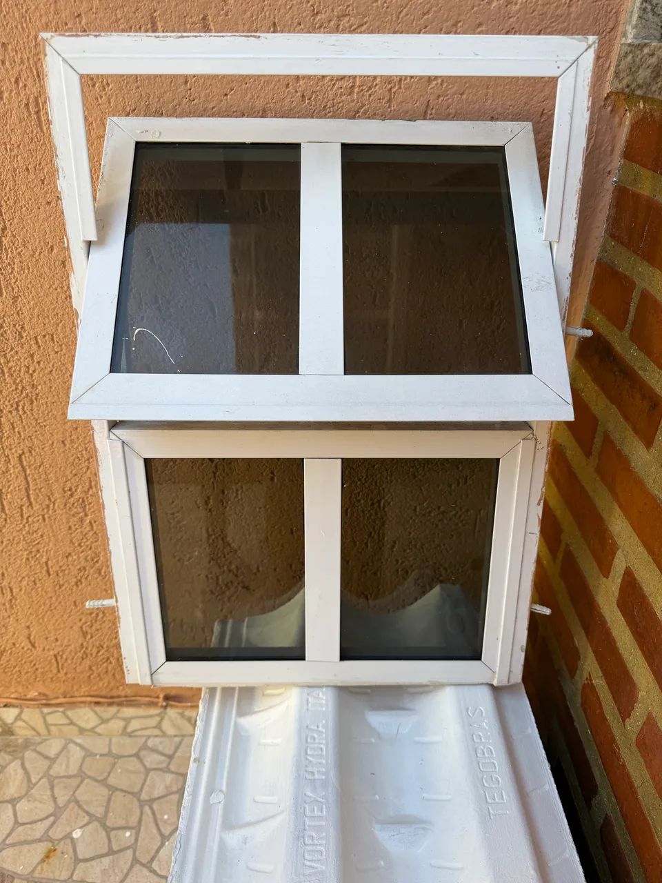 Selling WHITE ALUMINUM TIP-UP DOOR