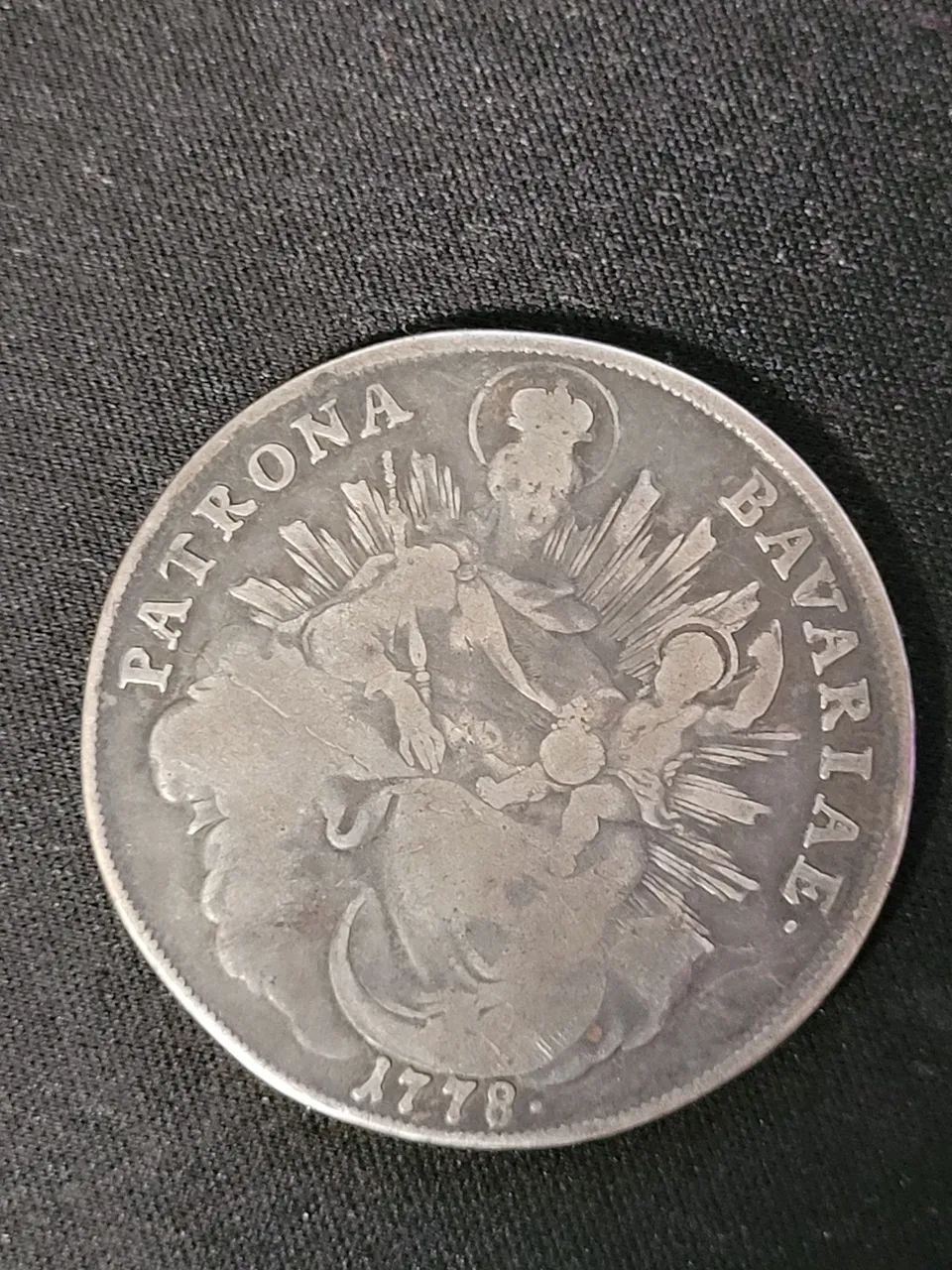 Moeda Alemã  Prata 1778 Bavaria - Foto 3