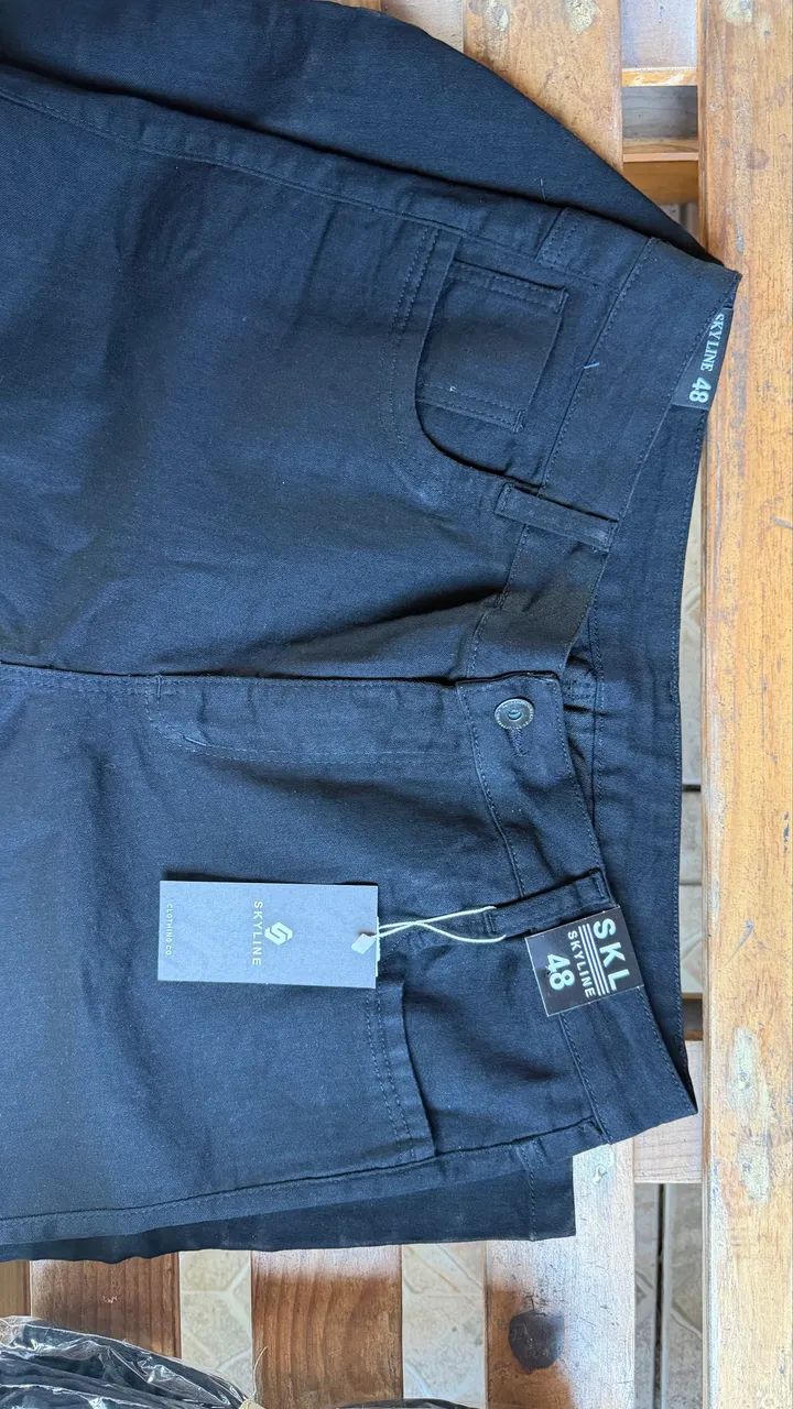 Calça masculina PRETA - NOVA!  - Foto 3