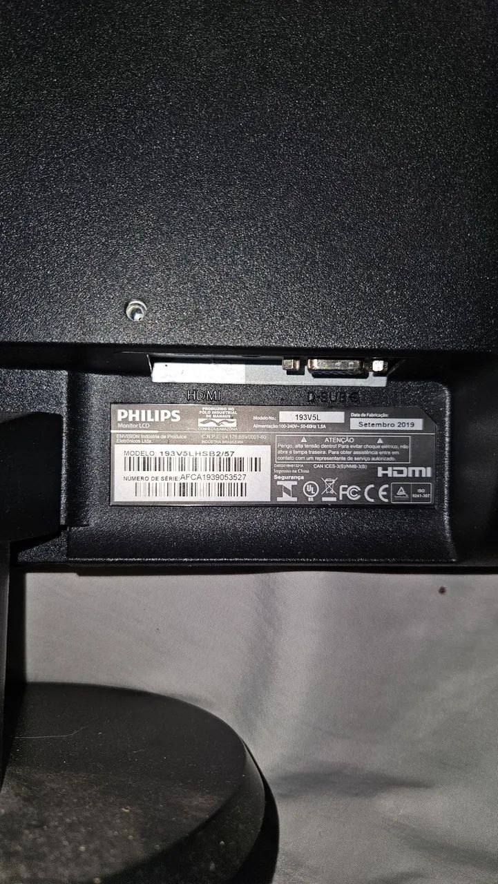 Monitor PHILIPS 18,5Polegadas - Foto 3