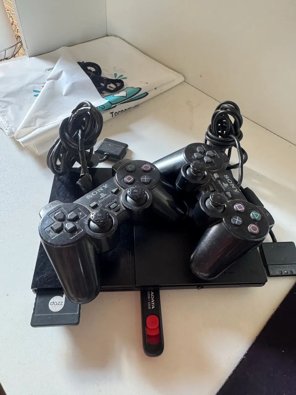 Ps2 completo com 2 controles e jogos  - Foto 3