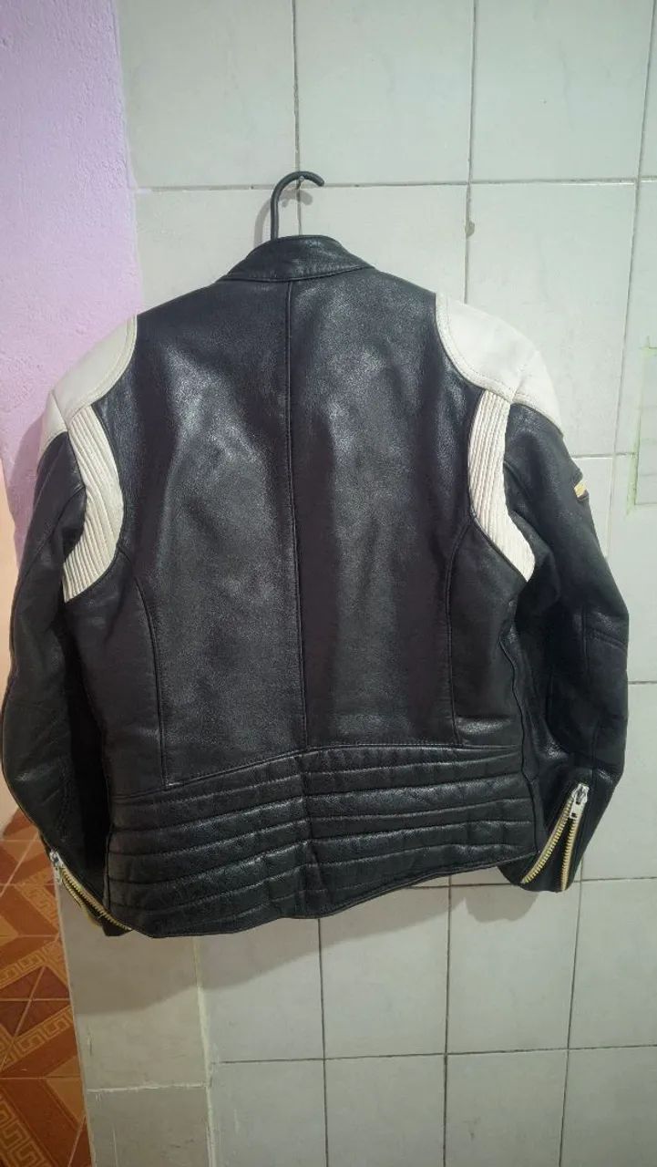 Jaqueta Biker Echt Leder Negocio - Foto 3