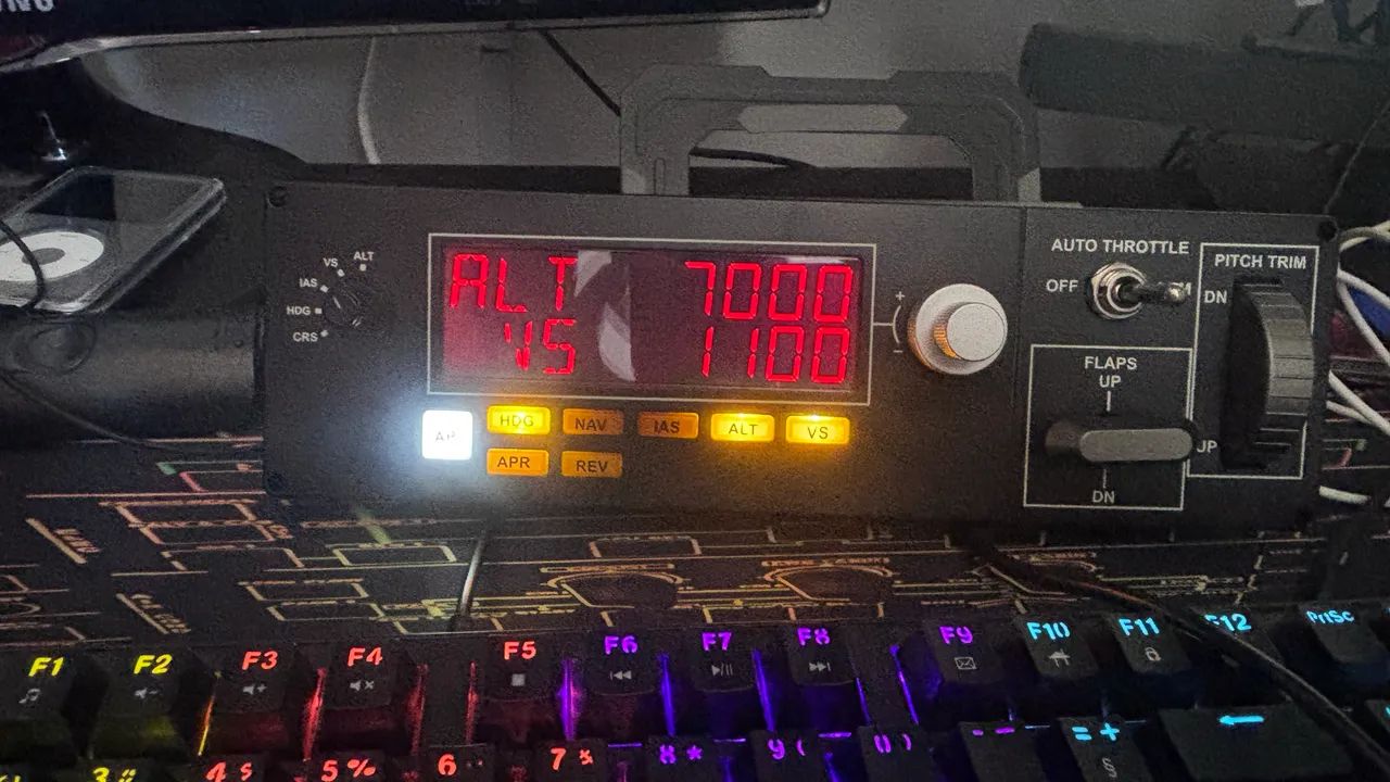 Simulador de Voo - Pro Flight Multi Panel (Logitech/Saitek) - Foto 3