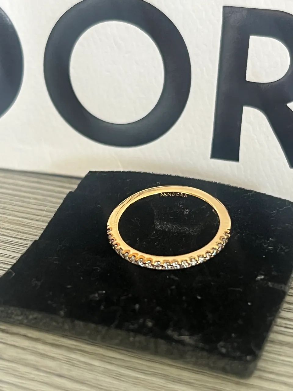 Anel Pandora Ouro 14k - Foto 2