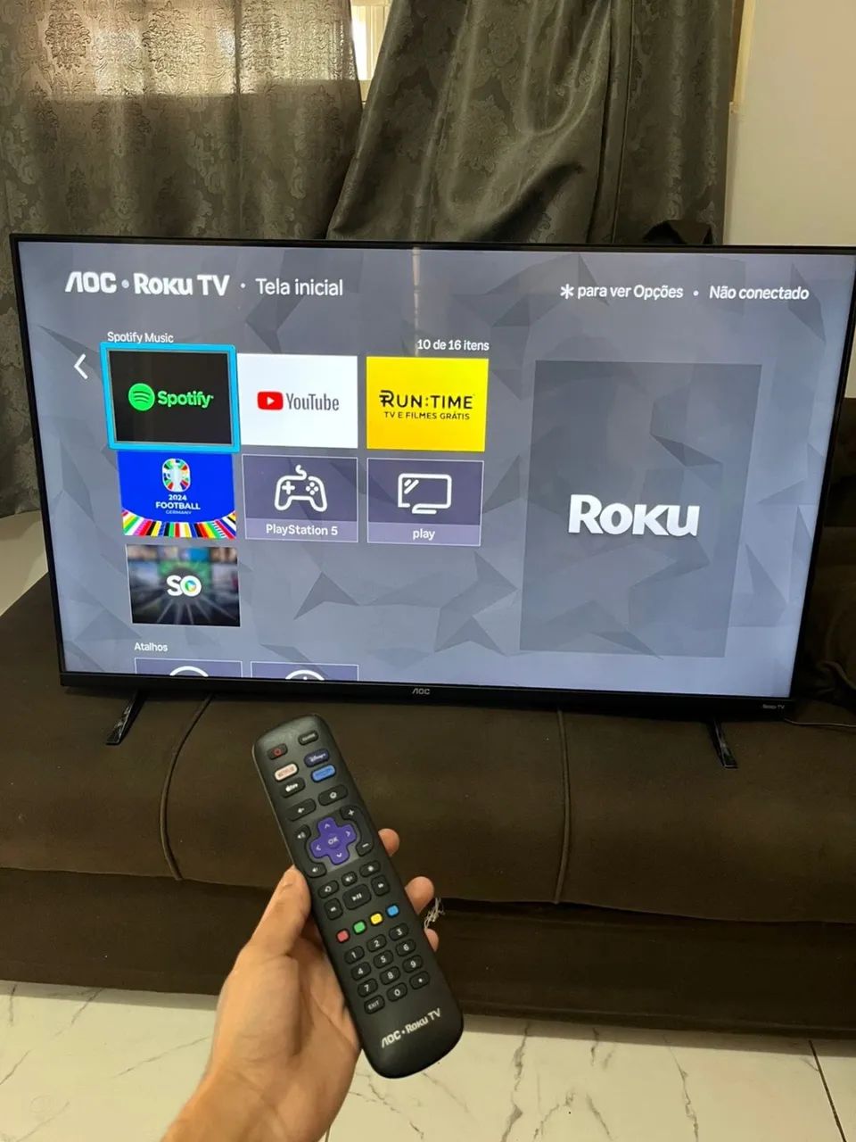 Tv Nova Smart AOC 43 polegadas  - Foto 4