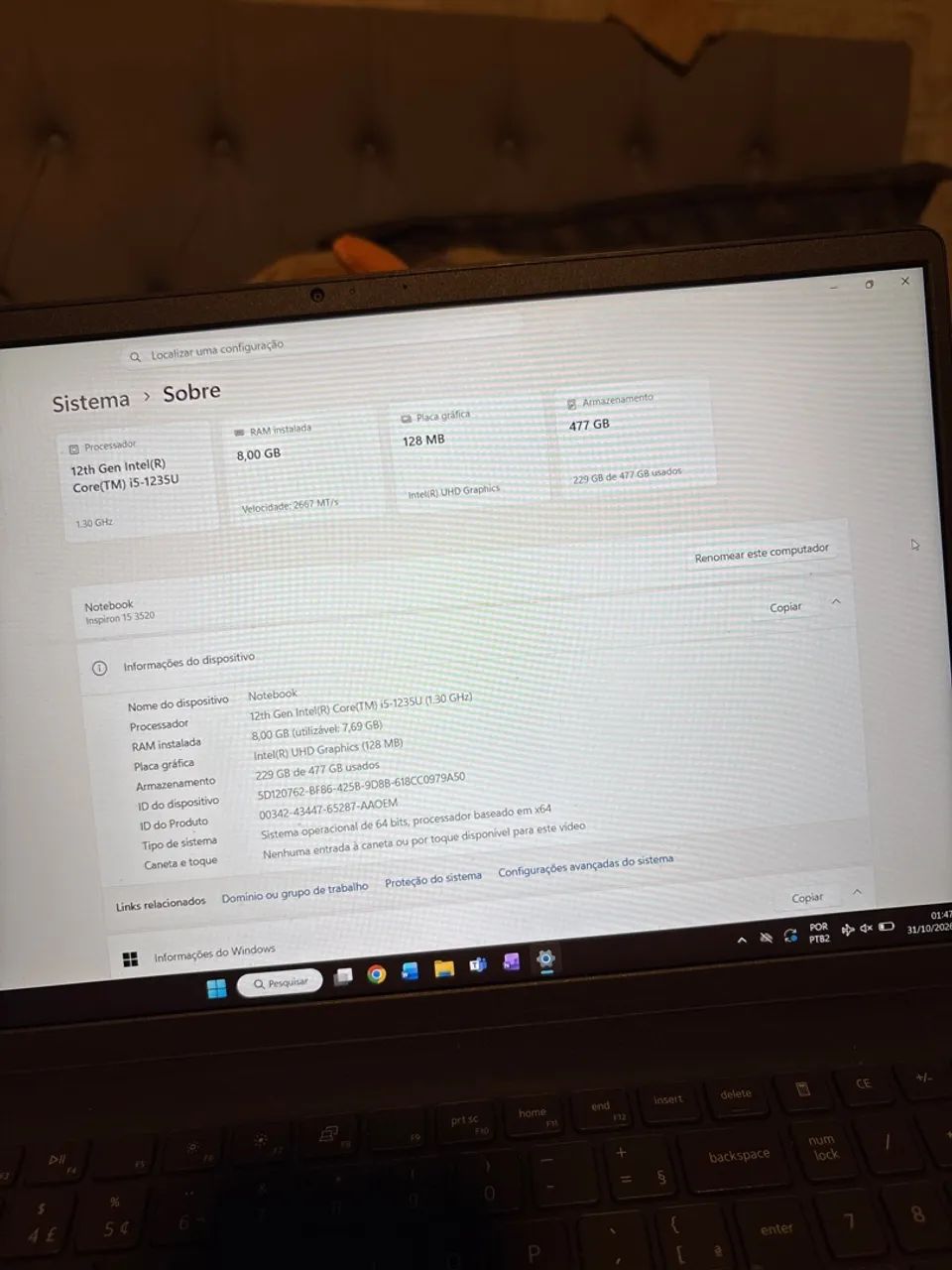 Dell Inspiron 12° Geração I5