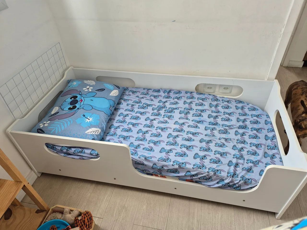 Cama infantil pouco usada com colchão  - Foto 2