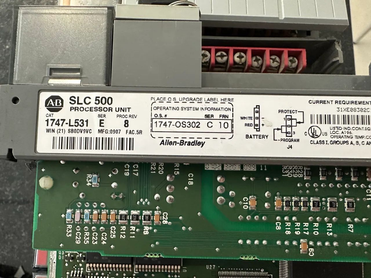 CPU  Slc 500 Allen Bradley Cpu 1747-l531 S. E Rev  - Foto 4