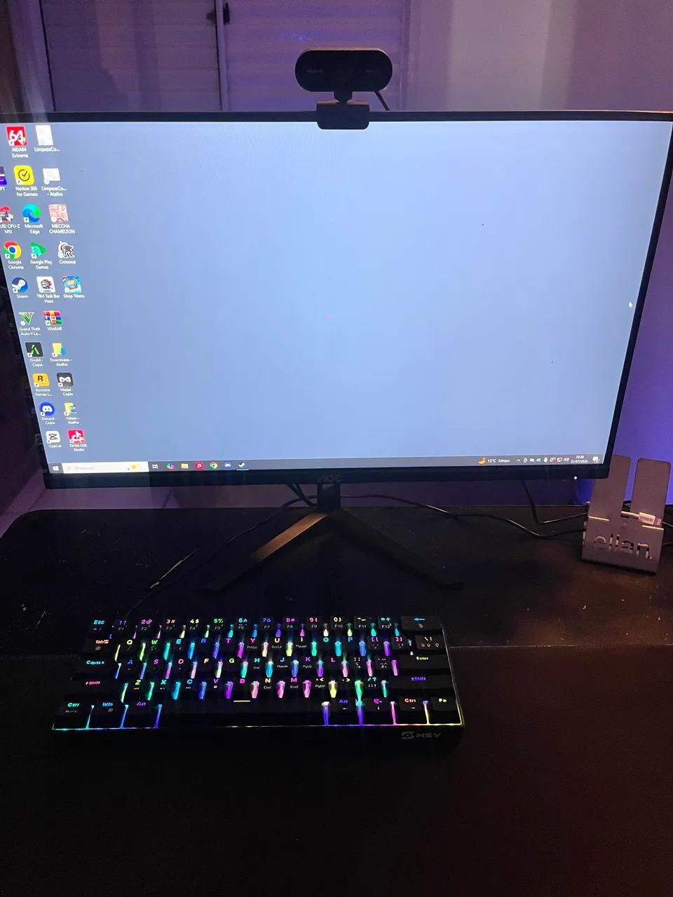 SETUP GAMER COMPLETO INCLUINDO PERIFÉRICOS  - Foto 5